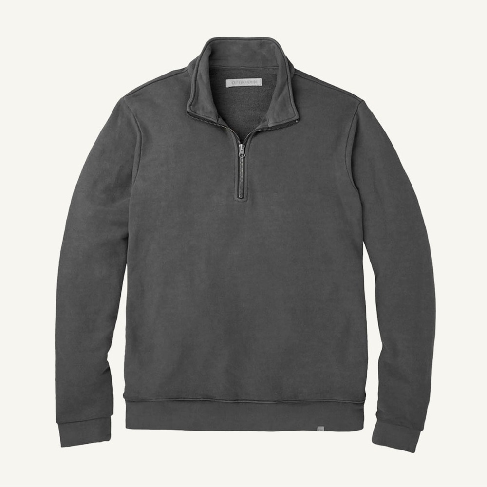 Outerknown Half Zip Pullover Hemp Organic Cotton Medium